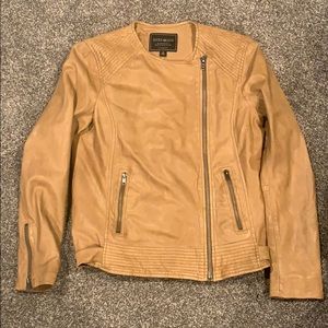 Lucky Brand Tan Leather Jacket